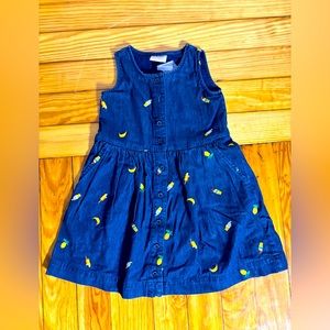 NWT Hanna Anderson Dark Blue Jean Dress